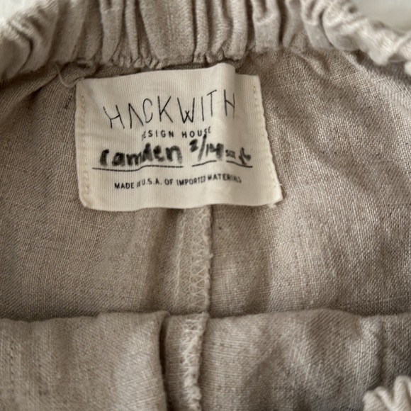 Hackwith design house pants casual size XS linen - Picture 3 of 5